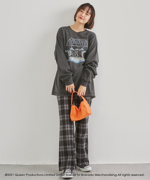 GOOD ROCK SPEED（グッドロックスピード）の「【GOOD ROCK SPEED】QUEEN ロングスリーブTEE（Tシャツ/カットソー・レディース・ブラック・F）」の6枚目の写真