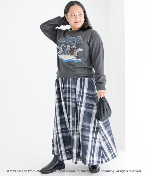 GOOD ROCK SPEED（グッドロックスピード）の「【GOOD ROCK SPEED】QUEEN ロングスリーブTEE（Tシャツ/カットソー・レディース・ブラック・F）」の20枚目の写真