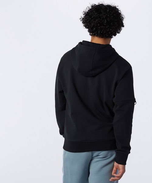 NEW BALANCE(ニューバランス)の「NB AT スウェットフーディー(パーカー・メンズ・ライトグリーン/ブラック・MEDIUM/X-LARGE/SMALL/LARGE/XX-LARGE)」の4枚目の写真