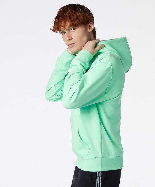 NEW BALANCE(ニューバランス)の「NB AT スウェットフーディー(パーカー・メンズ・ライトグリーン/ブラック・MEDIUM/X-LARGE/SMALL/LARGE/XX-LARGE)」の5枚目の写真