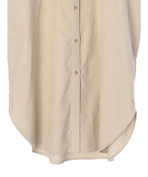 AMERICAN HOLIC(アメリカンホリック)の「Wポケットシャツコール天ワンピース(ワンピース・レディース・ブラウン/グレイッシュベージュ・M/L)」の13枚目の写真