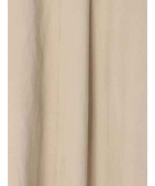 AMERICAN HOLIC(アメリカンホリック)の「Wポケットシャツコール天ワンピース(ワンピース・レディース・ブラウン/グレイッシュベージュ・M/L)」の7枚目の写真