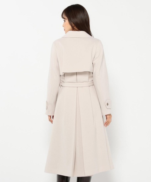 MISCH MASCH（ミッシュマッシュ）の「トレンチコート（トレンチコート・レディース・グレイッシュベージュ/ブラック/モカ・MEDIUM）」の18枚目の写真
