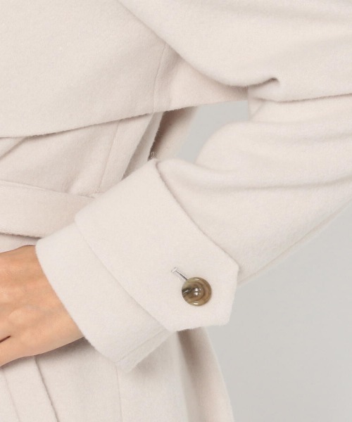 MISCH MASCH（ミッシュマッシュ）の「トレンチコート（トレンチコート・レディース・グレイッシュベージュ/ブラック/モカ・MEDIUM）」の16枚目の写真