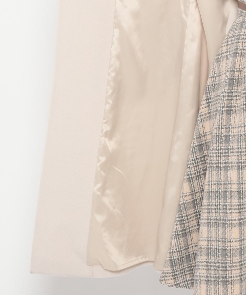 MISCH MASCH（ミッシュマッシュ）の「トレンチコート（トレンチコート・レディース・グレイッシュベージュ/ブラック/モカ・MEDIUM）」の12枚目の写真