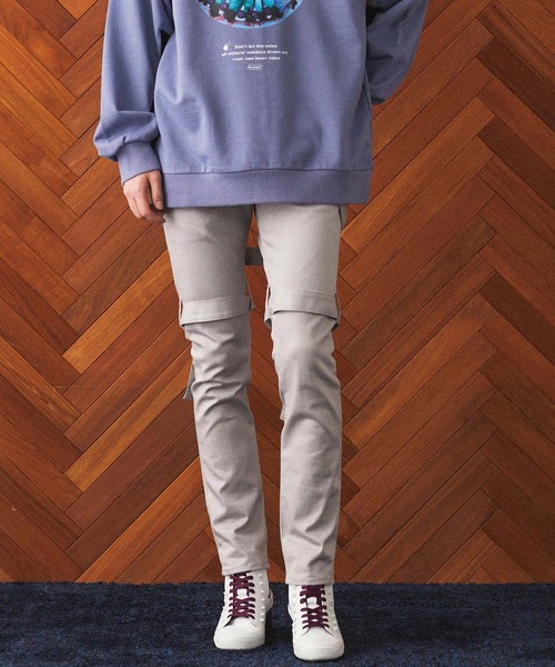 SHAREEF(シャリーフ)の「BONDAGE PANTS(その他パンツ・メンズ・ライトグレー/ブラック・1/2/3)」の8枚目の写真