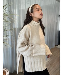 TRUNC | Wide Rib Knit TOPS(ニット/セーター)