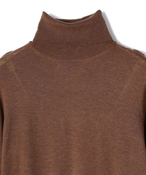 Toironier（トワロニエ）の「Toironier/トワロニエ/High Gauge Turtle/ハイゲージタートルネック（ニット/セーター・メンズ・ホワイト/ブラック/ネイビー/レッド/グリーン/モカ・FREE）」の8枚目の写真