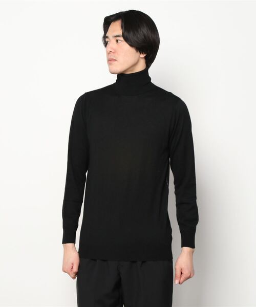 Toironier（トワロニエ）の「Toironier/トワロニエ/High Gauge Turtle/ハイゲージタートルネック（ニット/セーター・メンズ・ホワイト/ブラック/ネイビー/レッド/グリーン/モカ・FREE）」の13枚目の写真