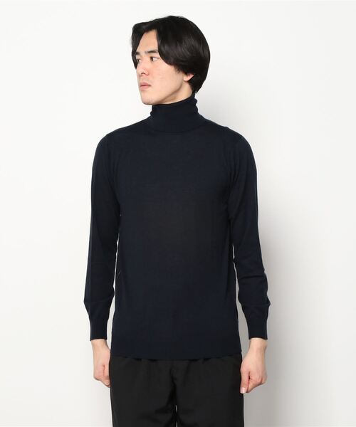 Toironier（トワロニエ）の「Toironier/トワロニエ/High Gauge Turtle/ハイゲージタートルネック（ニット/セーター・メンズ・ホワイト/ブラック/ネイビー/レッド/グリーン/モカ・FREE）」の14枚目の写真