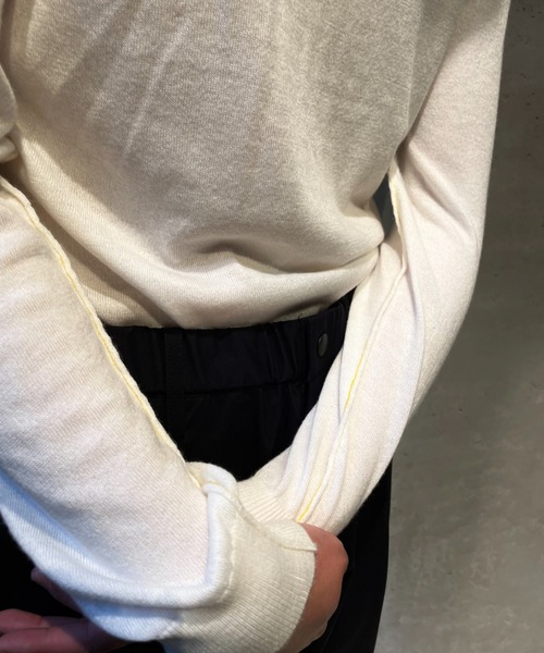 Toironier（トワロニエ）の「Toironier/トワロニエ/High Gauge Turtle/ハイゲージタートルネック（ニット/セーター・メンズ・ホワイト/ブラック/ネイビー/レッド/グリーン/モカ・FREE）」の20枚目の写真