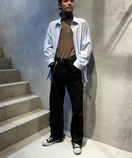 Toironier（トワロニエ）の「Toironier/トワロニエ/High Gauge Turtle/ハイゲージタートルネック（ニット/セーター・メンズ・ホワイト/ブラック/ネイビー/レッド/グリーン/モカ・FREE）」の21枚目の写真