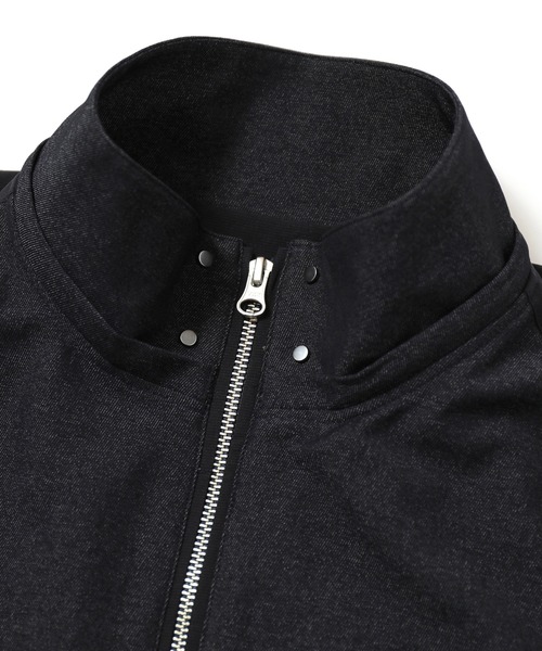 MEN'S BIGI(メンズビギ)の「デニムライクストレッチ 2WAYブルゾン(ブルゾン・メンズ・ネイビー/ブルー・02/03)」の15枚目の写真