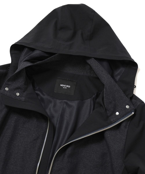 MEN'S BIGI(メンズビギ)の「デニムライクストレッチ 2WAYブルゾン(ブルゾン・メンズ・ネイビー/ブルー・02/03)」の12枚目の写真