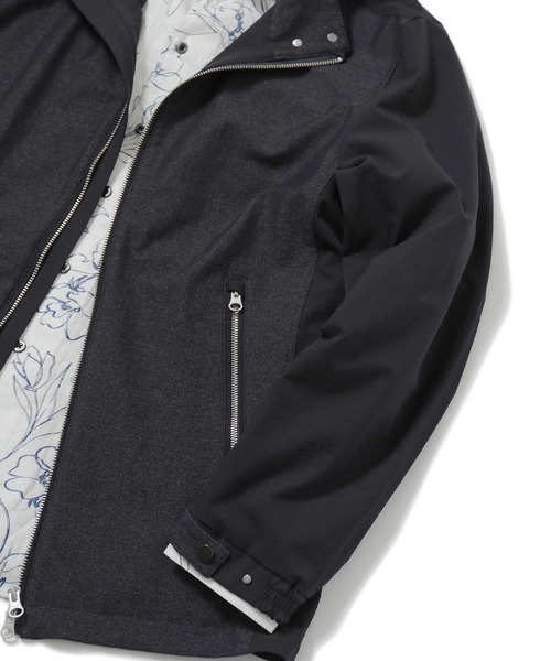 MEN'S BIGI(メンズビギ)の「デニムライクストレッチ 2WAYブルゾン(ブルゾン・メンズ・ネイビー/ブルー・02/03)」の16枚目の写真