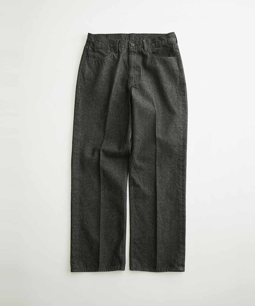 ADAM ET ROPE'(アダムエロペ)の「【コットンUSA】ドライタッチ デニムスラックス/サステナブル(スラックス・メンズ・ネイビー/ブラック系その他/ブルー系その他3・S/M/L/XL)」の1枚目の写真