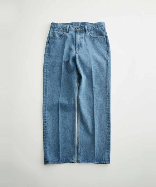 ADAM ET ROPE'(アダムエロペ)の「【コットンUSA】ドライタッチ デニムスラックス/サステナブル(スラックス・メンズ・ネイビー/ブラック系その他/ブルー系その他3・S/M/L/XL)」の3枚目の写真