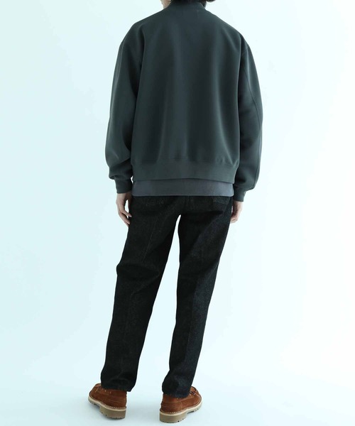 ADAM ET ROPE'(アダムエロペ)の「【コットンUSA】ドライタッチ デニムスラックス/サステナブル(スラックス・メンズ・ネイビー/ブラック系その他/ブルー系その他3・S/M/L/XL)」の9枚目の写真