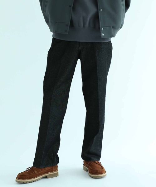 ADAM ET ROPE'(アダムエロペ)の「【コットンUSA】ドライタッチ デニムスラックス/サステナブル(スラックス・メンズ・ネイビー/ブラック系その他/ブルー系その他3・S/M/L/XL)」の10枚目の写真