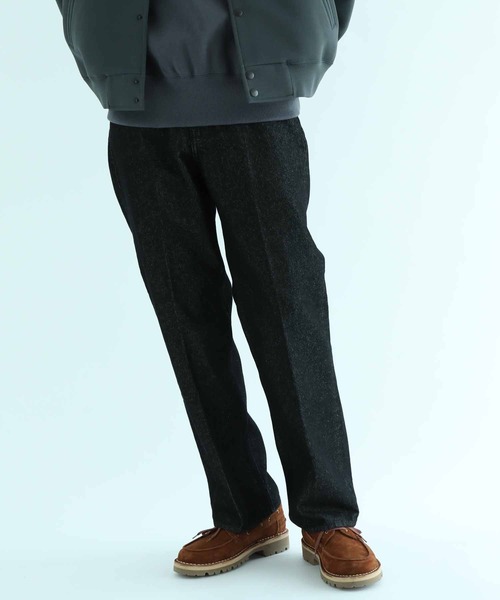 ADAM ET ROPE'(アダムエロペ)の「【コットンUSA】ドライタッチ デニムスラックス/サステナブル(スラックス・メンズ・ネイビー/ブラック系その他/ブルー系その他3・S/M/L/XL)」の11枚目の写真