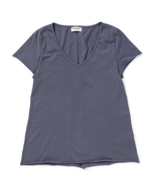 Ray BEAMS（レイビームス）の「◇Ray BEAMS LOS ANGELES / ショートスリーブ VネックT（Tシャツ/カットソー・レディース・ホワイト/チャコールグレー/ネイビー・ONE SIZE）」の7枚目の写真