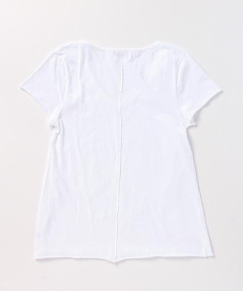 Ray BEAMS（レイビームス）の「◇Ray BEAMS LOS ANGELES / ショートスリーブ VネックT（Tシャツ/カットソー・レディース・ホワイト/チャコールグレー/ネイビー・ONE SIZE）」の5枚目の写真
