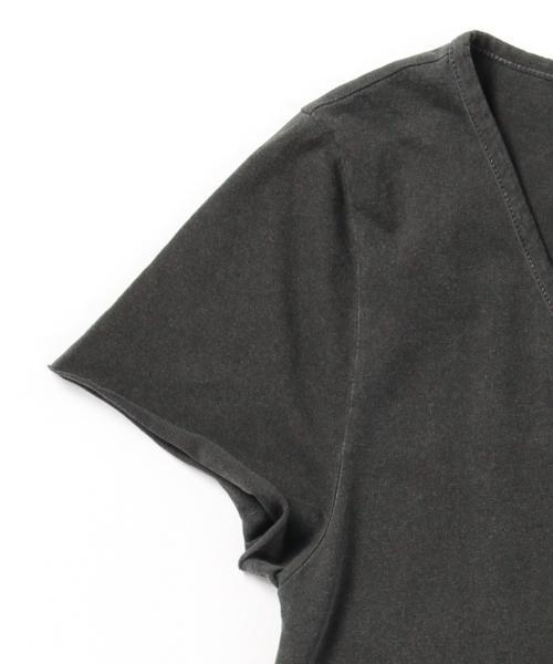 Ray BEAMS（レイビームス）の「◇Ray BEAMS LOS ANGELES / ショートスリーブ VネックT（Tシャツ/カットソー・レディース・ホワイト/チャコールグレー/ネイビー・ONE SIZE）」の9枚目の写真