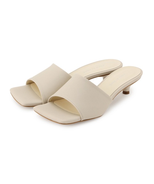 ADAM ET ROPE'（アダムエロペ）の「【サステナブル】ワイドスクエアミュール（パンプス・レディース・ブラック/サックスブルー/オレンジ/キナリ・23.5cm/24.5cm/23.0cm/24.0cm）」の21枚目の写真