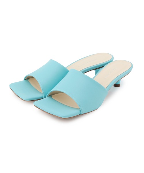 ADAM ET ROPE'（アダムエロペ）の「【サステナブル】ワイドスクエアミュール（パンプス・レディース・ブラック/サックスブルー/オレンジ/キナリ・23.5cm/24.5cm/23.0cm/24.0cm）」の11枚目の写真