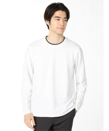 エムエフエディトリアルメンズ M F Editorial Men リップル フェイクレイヤード キーネック 長袖ｔシャツ Tシャツ カットソー M F Editorial エムエフエディトリアル のファッション通販 Zozotown