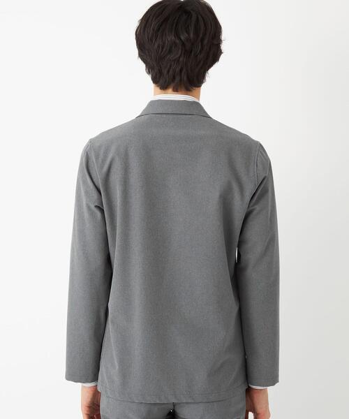 WORK TRIP OUTFITS GREEN LABEL RELAXING(ワークトリップアウトフィッツグリーンレーベル リラクシング)の「WTO キマワシ ノッチド 2PP- ジャケット -ウォッシャブル・防シワ・ストレッチ- **(テーラードジャケット・メンズ・ネイビー/グレー・S/44/M/46/L/48/XL/50)」の5枚目の写真