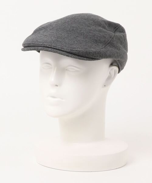 無（ム）の「スウェットハンチング（ハンチング/ベレー帽・レディース・ブラック/チャコールグレー/ネイビー・FREE）」の2枚目の写真