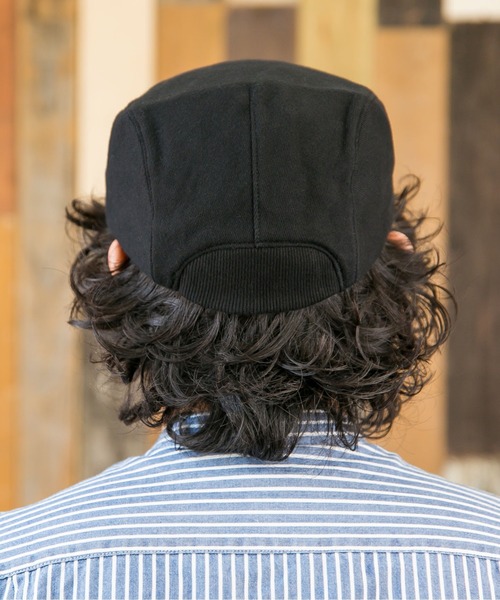 無（ム）の「スウェットハンチング（ハンチング/ベレー帽・レディース・ブラック/チャコールグレー/ネイビー・FREE）」の6枚目の写真