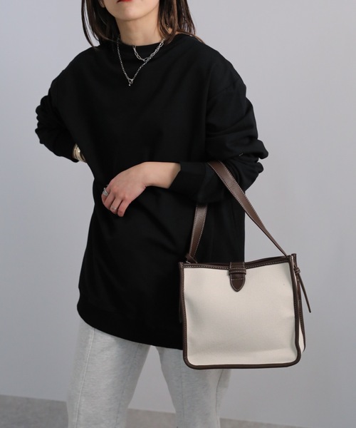 sakishimatokyo(サキシマトーキョー)の「【ZOZO限定】カラーオーバースウェット(Tシャツ/カットソー・レディース・グリーン/ブルー/オフホワイト/ベージュ/ブラック・FREE)」の3枚目の写真