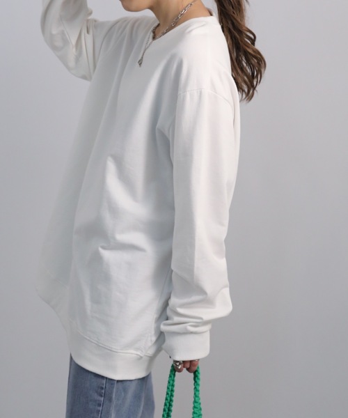 sakishimatokyo(サキシマトーキョー)の「【ZOZO限定】カラーオーバースウェット(Tシャツ/カットソー・レディース・グリーン/ブルー/オフホワイト/ベージュ/ブラック・FREE)」の20枚目の写真