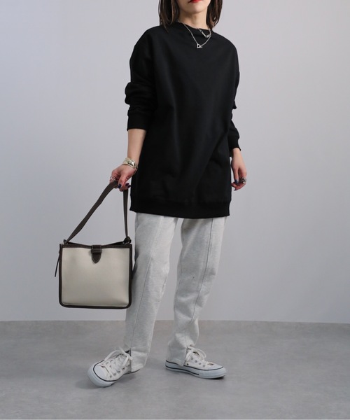 sakishimatokyo(サキシマトーキョー)の「【ZOZO限定】カラーオーバースウェット(Tシャツ/カットソー・レディース・グリーン/ブルー/オフホワイト/ベージュ/ブラック・FREE)」の16枚目の写真