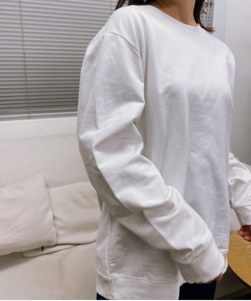 sakishimatokyo(サキシマトーキョー)の「【ZOZO限定】カラーオーバースウェット(Tシャツ/カットソー・レディース・グリーン/ブルー/オフホワイト/ベージュ/ブラック・FREE)」の10枚目の写真