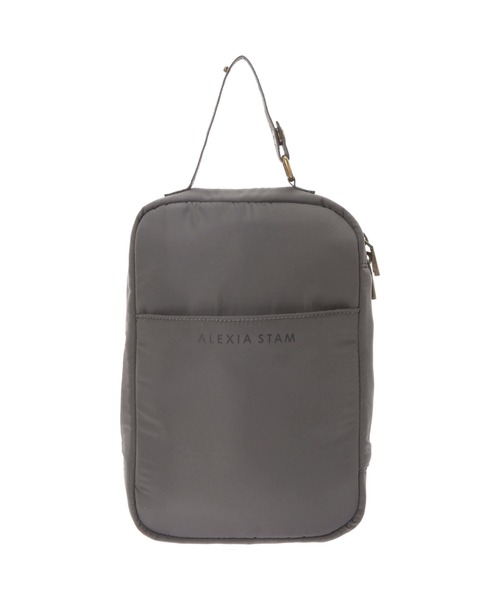 ALEXIA STAM（アリシアスタン）の「Logo Diaper Pouch Charcoal/おむつポーチ（おむつ用品/おむつポーチ・レディース・チャコールグレー・FREE）」の5枚目の写真