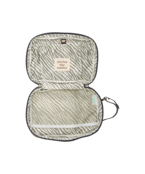 ALEXIA STAM（アリシアスタン）の「Logo Diaper Pouch Charcoal/おむつポーチ（おむつ用品/おむつポーチ・レディース・チャコールグレー・FREE）」の3枚目の写真