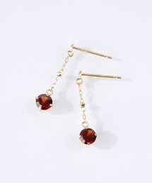 anqanq. | 【anqanq.】 K10 nataly ピアス(ピアス（両耳用）)