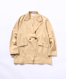 sara&cake（サラアンドケイク）の「ストレッチ混オーバーサイズダブルブレストテーラードジャケット（テーラードジャケット）」