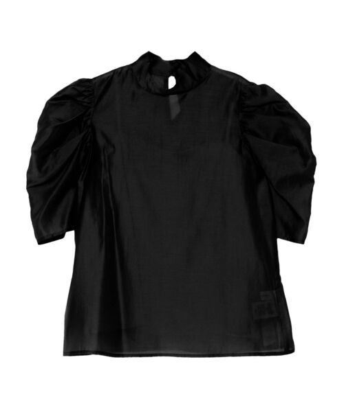 LAGUNAMOON（ラグナムーン）の「シアータックスリーブブラウス（シャツ/ブラウス・レディース・ベージュ/ブルー/ライトグリーン/ブラック・FREE）」の16枚目の写真