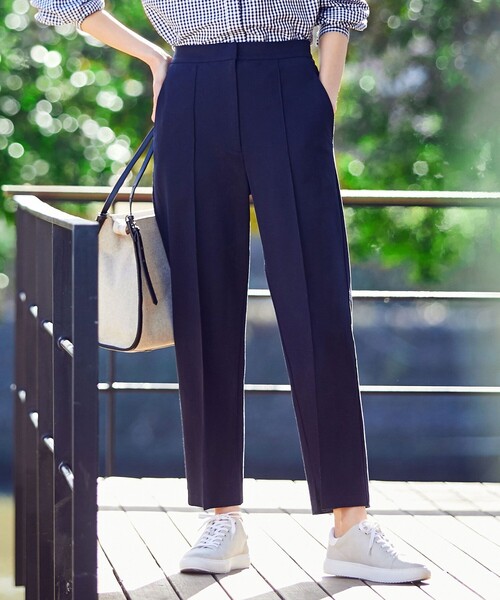 J.PRESS Ladies(J.プレス レディス)の「【洗える】Tricot パンツ(その他パンツ・レディース・グレー系/ネイビー系・XS)」の2枚目の写真