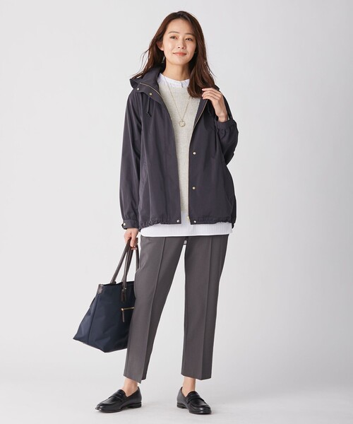 J.PRESS Ladies(J.プレス レディス)の「【洗える】Tricot パンツ(その他パンツ・レディース・グレー系/ネイビー系・XS)」の4枚目の写真