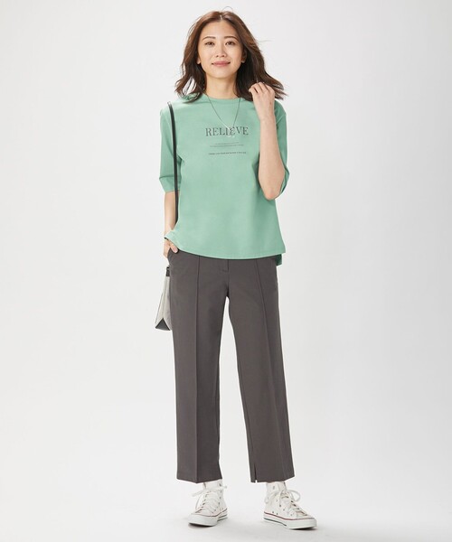 J.PRESS Ladies(J.プレス レディス)の「【洗える】Tricot パンツ(その他パンツ・レディース・グレー系/ネイビー系・XS)」の5枚目の写真