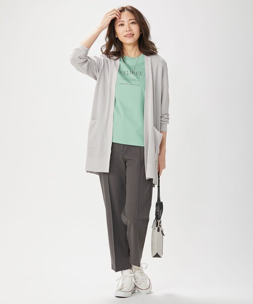 J.PRESS Ladies(J.プレス レディス)の「【洗える】Tricot パンツ(その他パンツ・レディース・グレー系/ネイビー系・XS)」の6枚目の写真