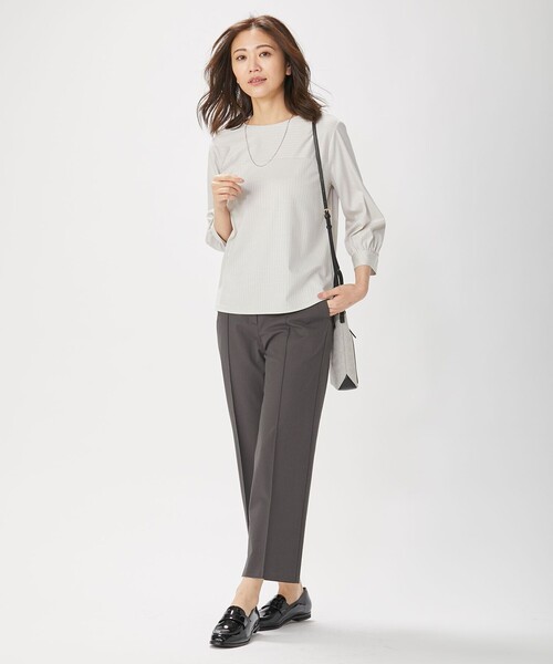 J.PRESS Ladies(J.プレス レディス)の「【洗える】Tricot パンツ(その他パンツ・レディース・グレー系/ネイビー系・XS)」の7枚目の写真