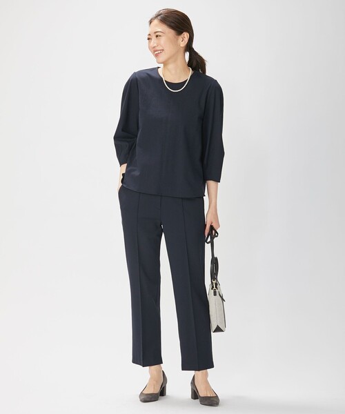 J.PRESS Ladies(J.プレス レディス)の「【洗える】Tricot パンツ(その他パンツ・レディース・グレー系/ネイビー系・XS)」の12枚目の写真