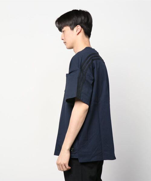 adidas（アディダス）の「【別注】アディダス adidas ID2.0 半袖Tシャツ 限定コラボ（Tシャツ/カットソー・メンズ・ブラック/ホワイト/ネイビー・3L/S/L/LL/M）」の7枚目の写真