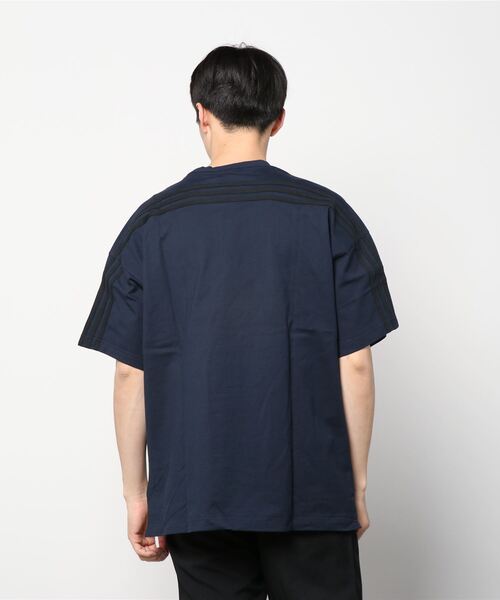 adidas（アディダス）の「【別注】アディダス adidas ID2.0 半袖Tシャツ 限定コラボ（Tシャツ/カットソー・メンズ・ブラック/ホワイト/ネイビー・3L/S/L/LL/M）」の5枚目の写真
